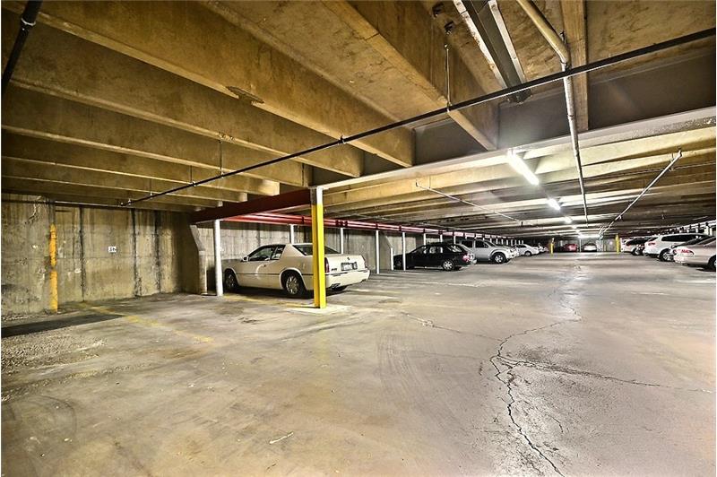 Underground garage with deeded parking space
