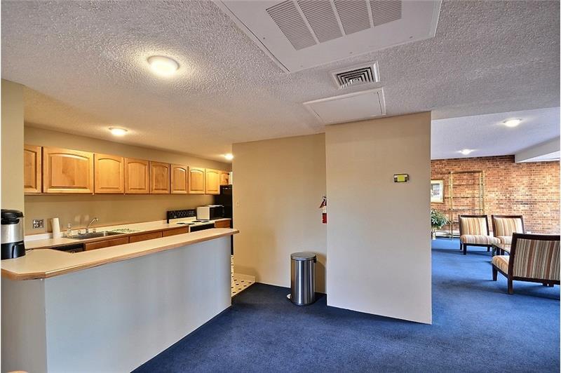 Kitchen in party room