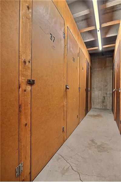 Deeded 3' x 4' storage locker