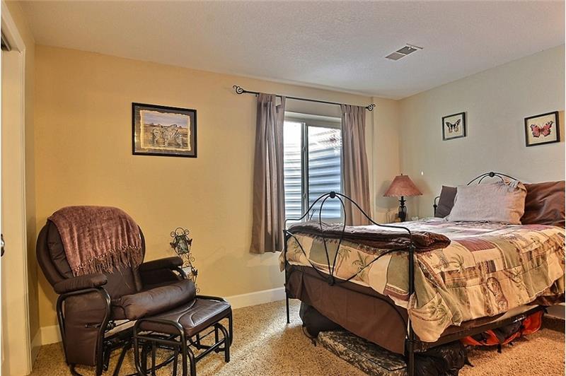 Second Basement Bedroom - South Facing Window Well