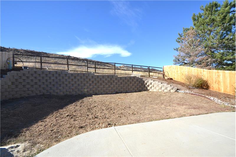View From Back Yard Patio of Meadow and Hogback
