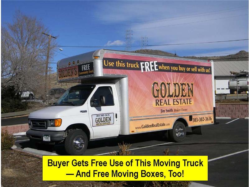 Free use of moving truck for buyer!