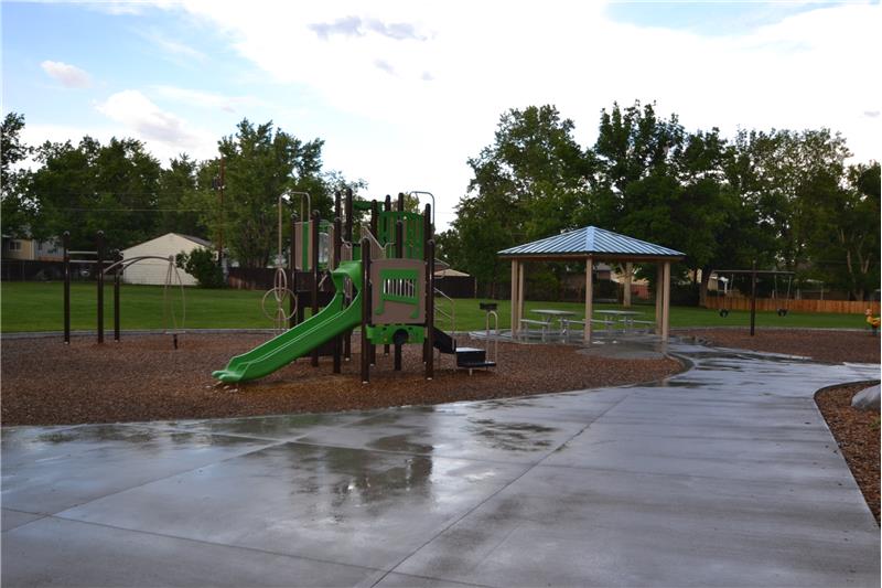 Playground in adjoining park