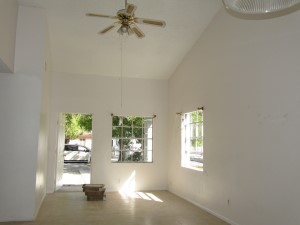 Living Room  with Vaulted Ceiling