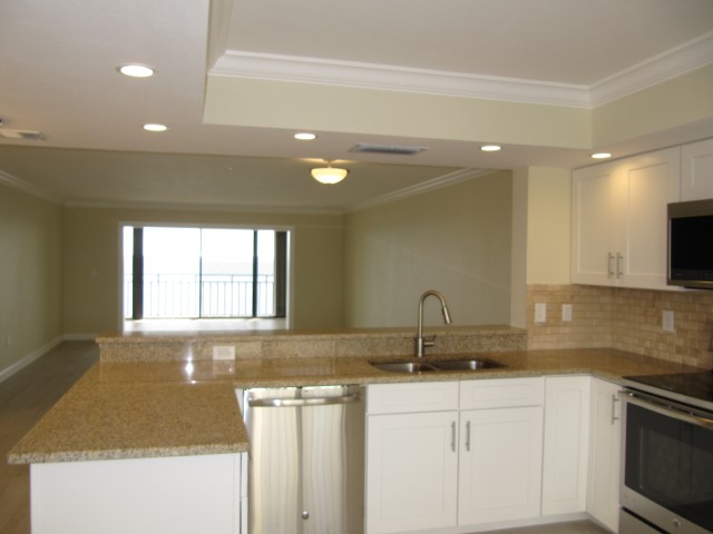 New Kitchen with Granite Counters
