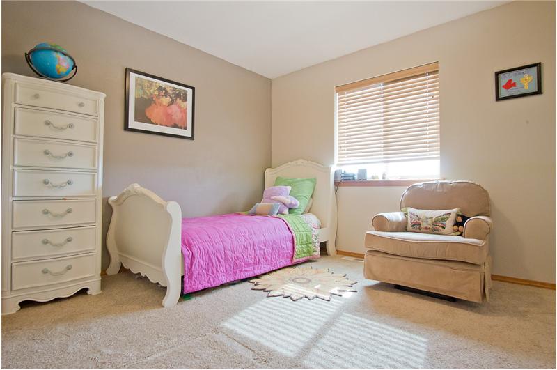 Second of 3 bedrooms with room to spare!