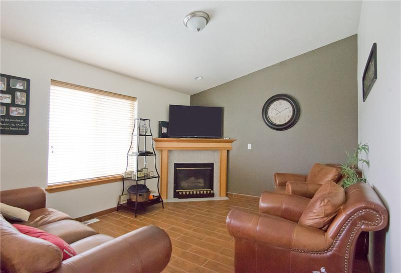 The open floorplan allows plenty of space to entertain.
