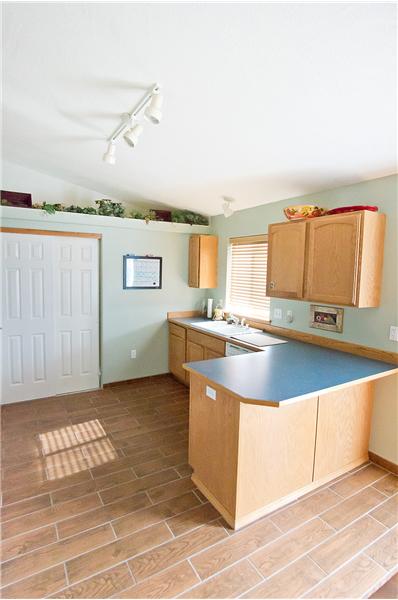 Spacious Kitchen with a large pantry.