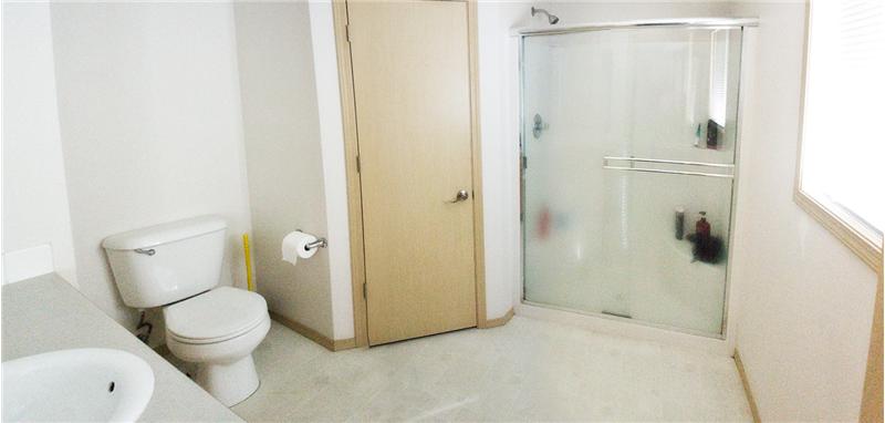 Full Master Bath with Walk-In Closet Completes the Master Suite
