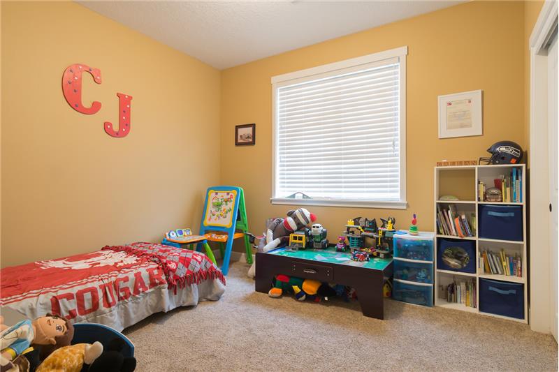 Nicely separated rooms provide privacy for everyone.