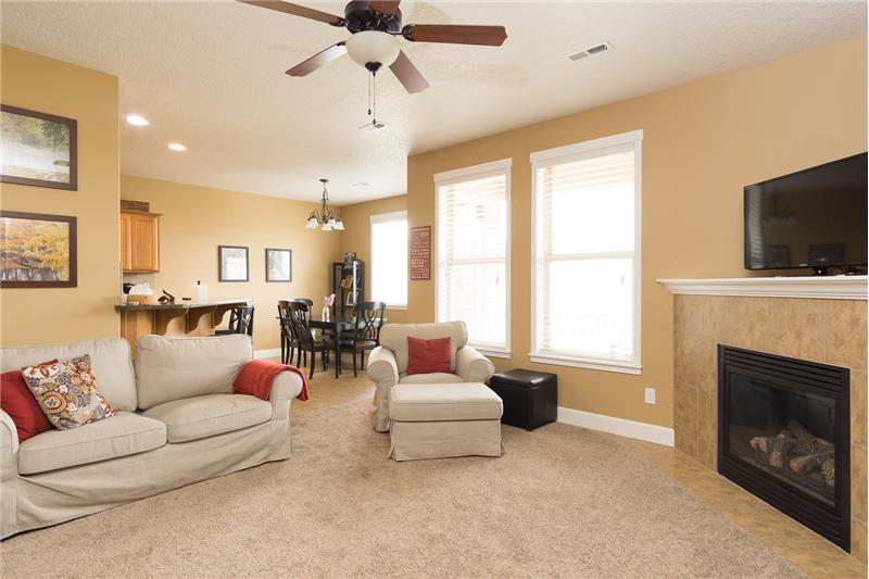 Flexible Great Room Design provides a central space for everyone.
