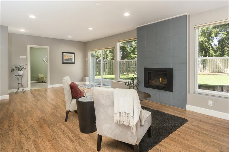 Fully finished basement with walkout to fenced back yard. Outside access to the lower level with separate living quarters