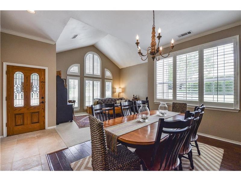 Combined formals with vaulted ceilings