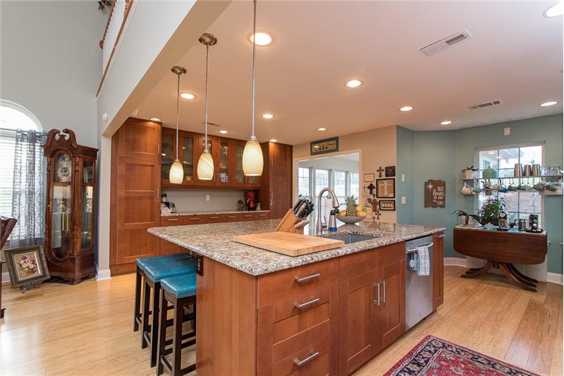 Everyone will love this gorgeous kitchen which has been recently remodeled.