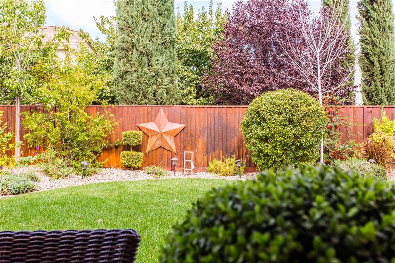 lush landscaping