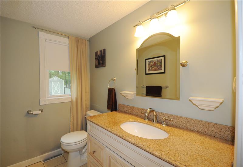 Main level half bath