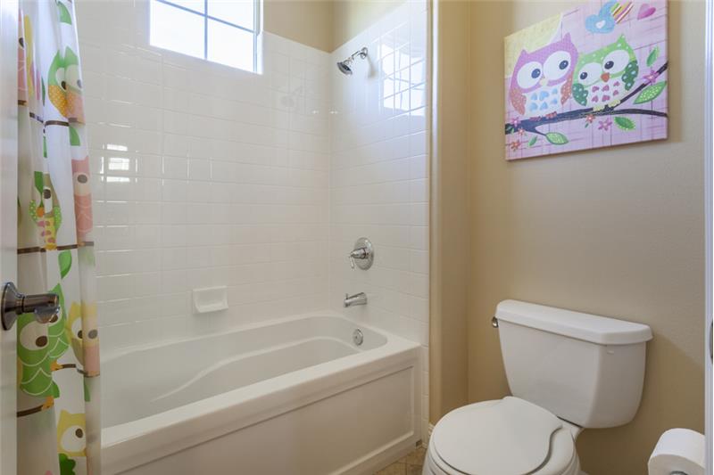 Separate Room w/Toilet and Shower over Tub