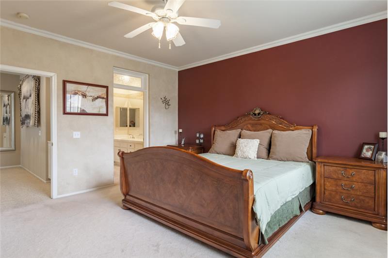 White Oak Creek Plan 3 - master bedroom