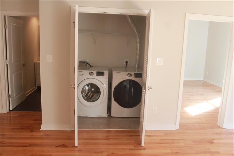 full siza washer and dryer in every apartment