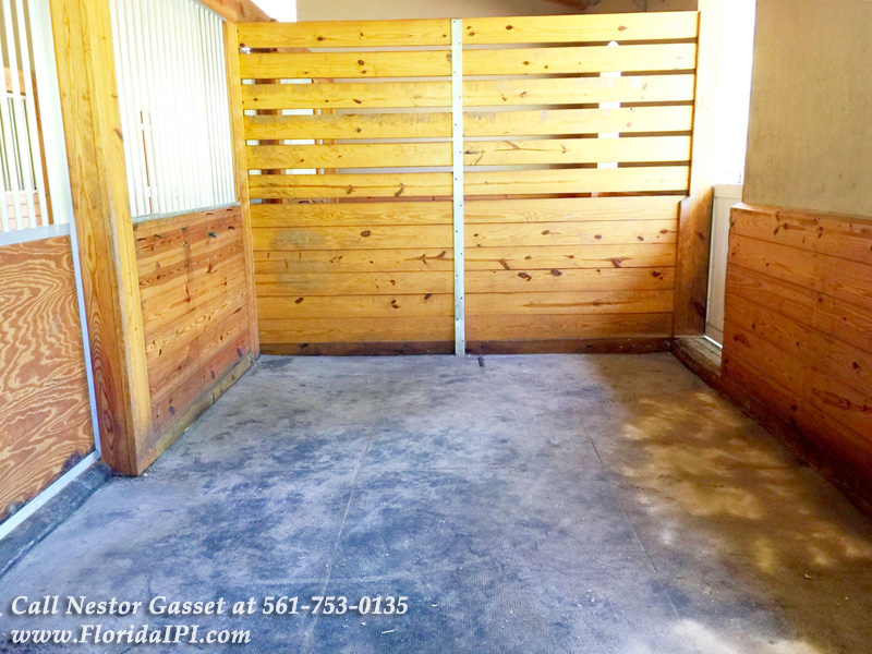 6 Rubber Matted Stalls