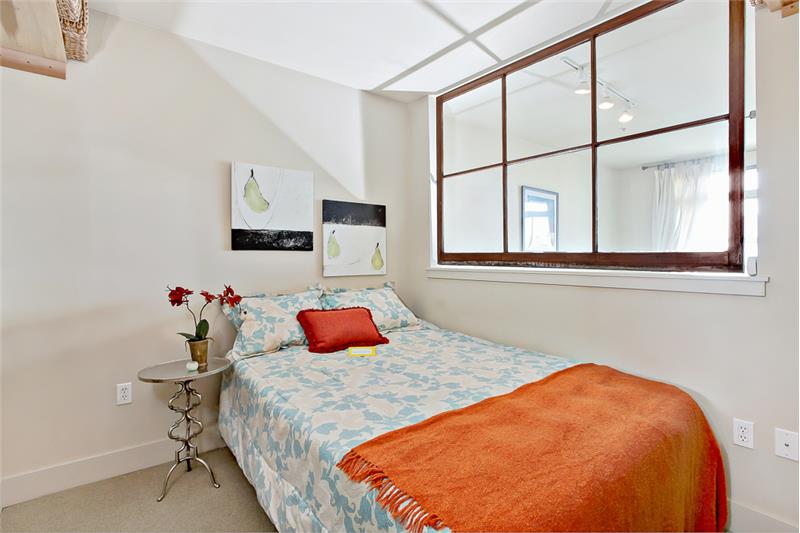 Nice bedroom with natural light