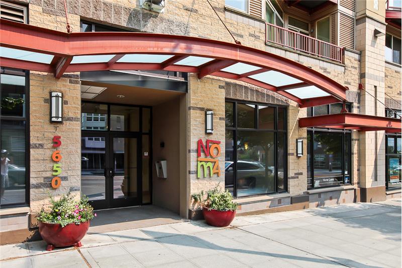 Front entrance of building from 24th