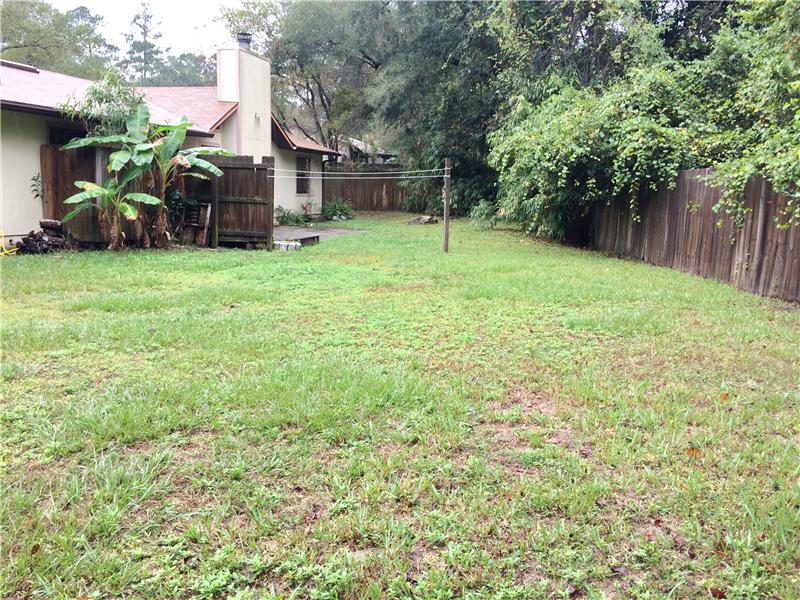 Fenced Back Yard