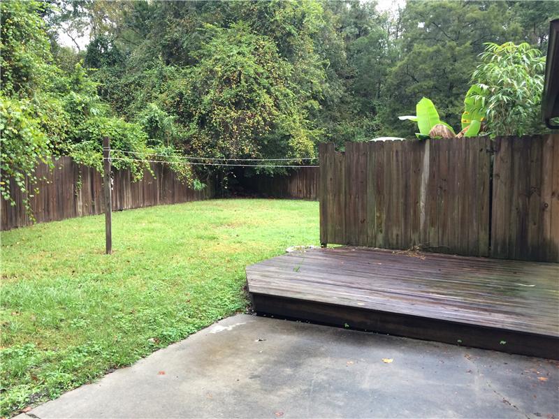 Open Patio & Wood Deck