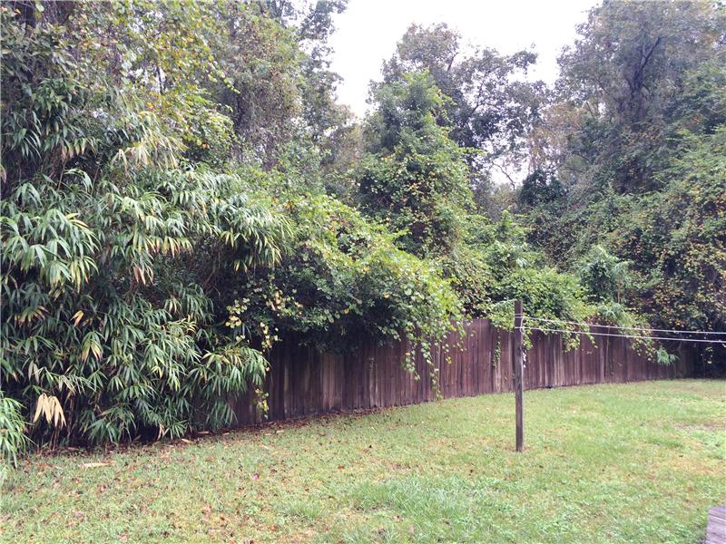 Private Fenced Back Yard