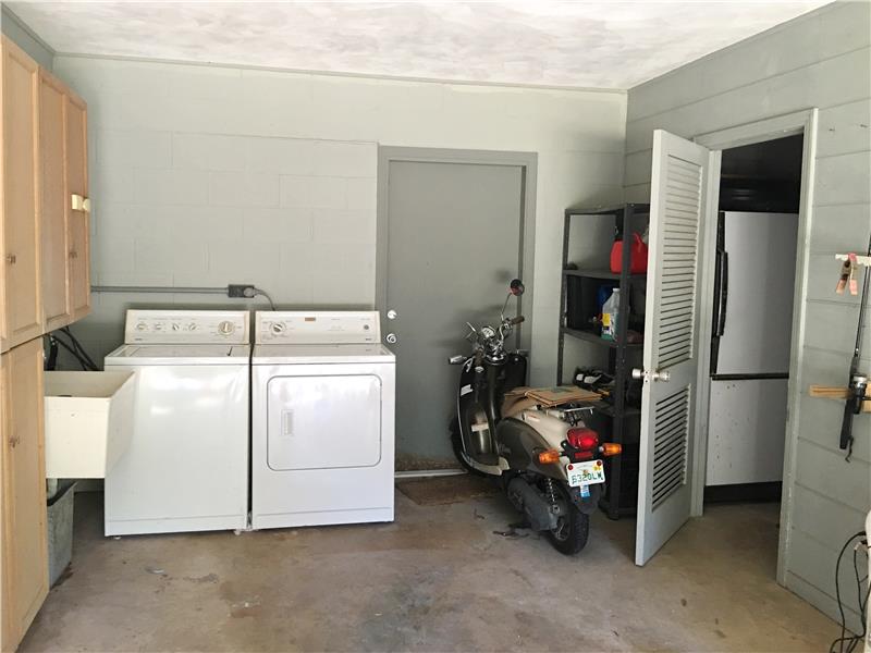 Garage with Two Storage Rooms