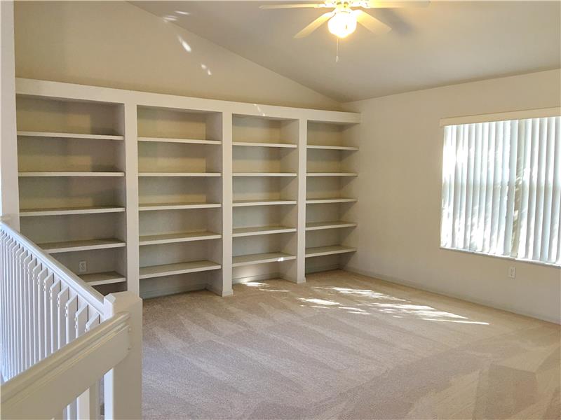 Family Room With Built Ins