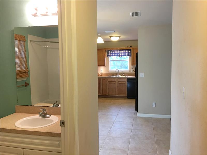 Hall view to Kitchen