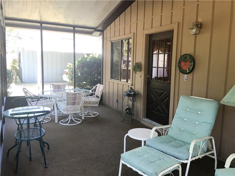 Screened Front Patio