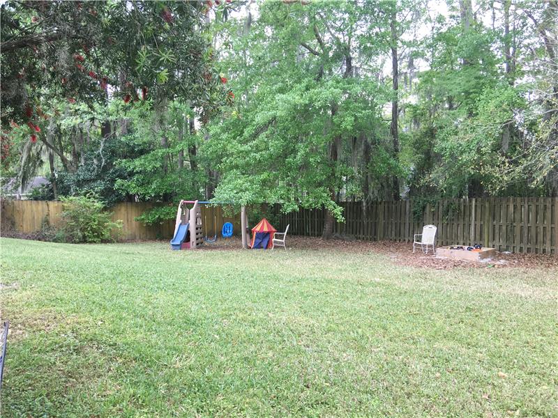 Fenced Back Yard