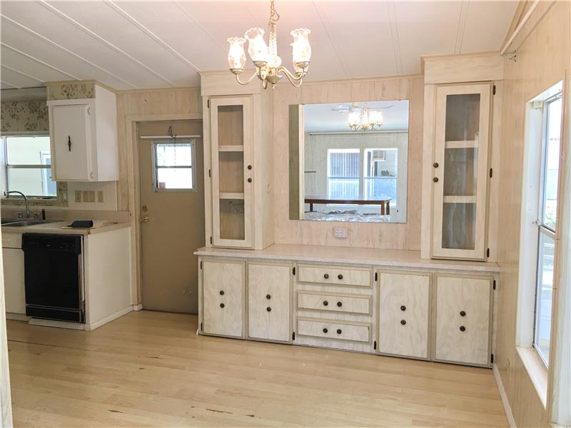 Dining Area with Built Ins