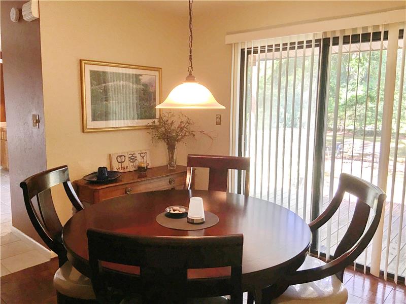 Dining Room to Rear Deck