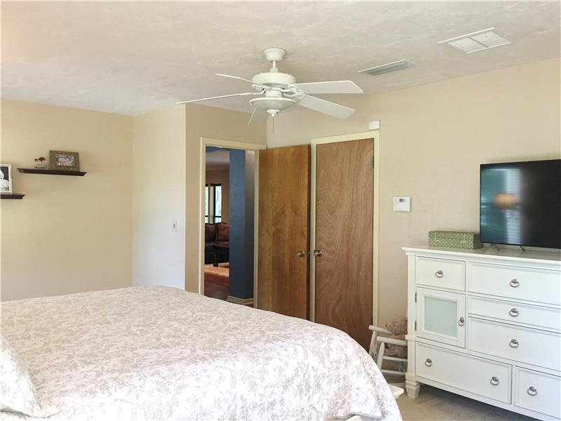 Master Suite with Walk In Closet