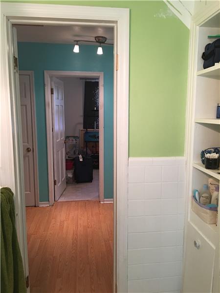 Bathroom View to Hallway