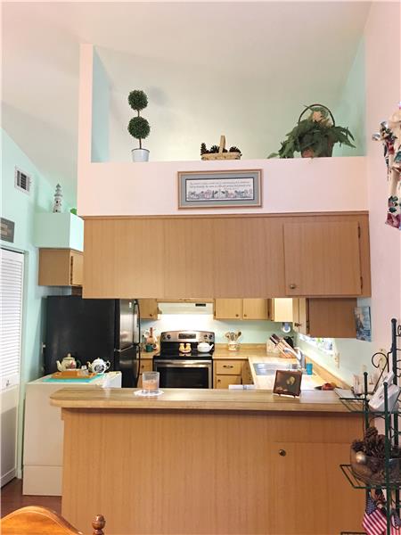 Kitchen View from Dining Room