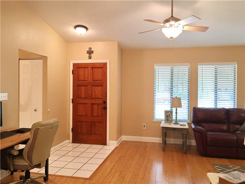 View to Front Door Foyer