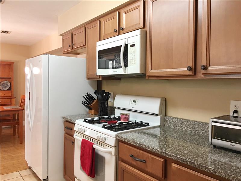 Updated Granite and Cabinetry