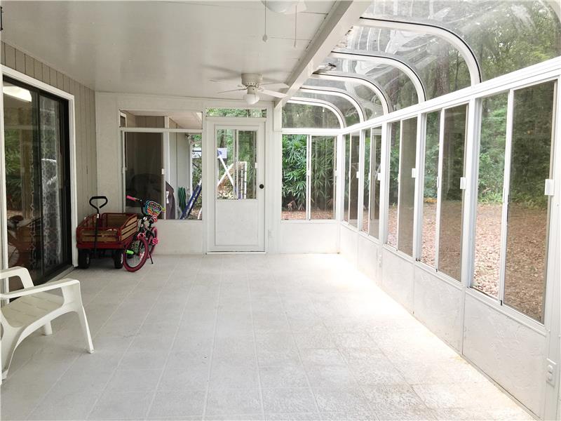 Sunroom Under Heat and AC