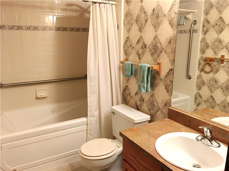 Guest Bath with Jetted Tub