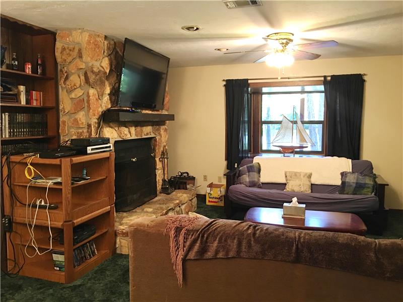 Living Room with Bay Window