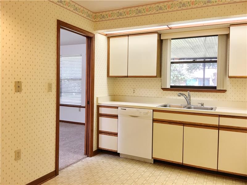 Kitchen with Pocket Doors