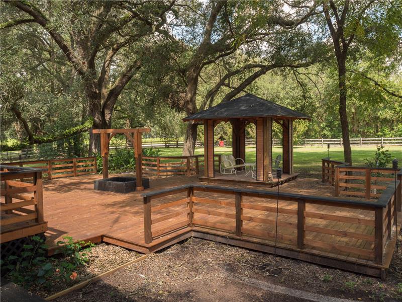 Gazebo and Firepit