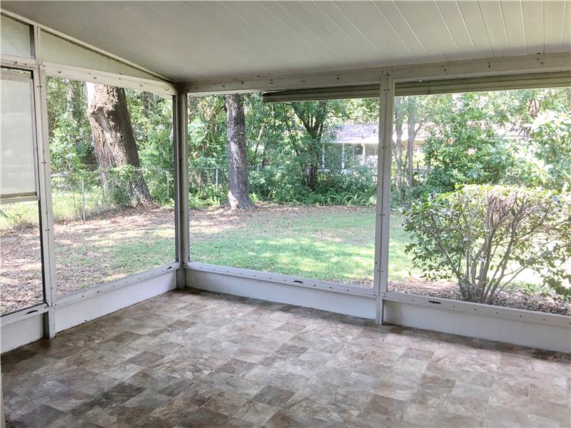 Screened Patio off Family Room