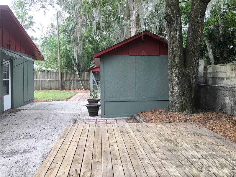 Back Deck and Workshop