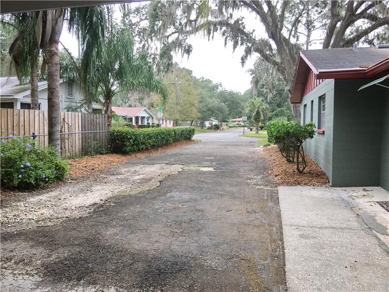 North Side Driveway View