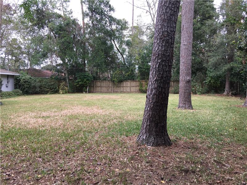 Large Fenced Back Yard